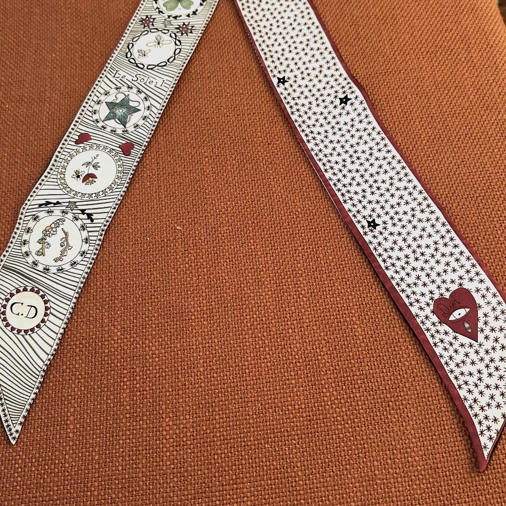 Christian Dior Le Soleil Mitzah Silk Scarf